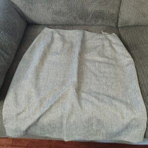 Valerie Steven's Brand | Pure Linen | Knee Length Skirt | Grey Color | Size 12